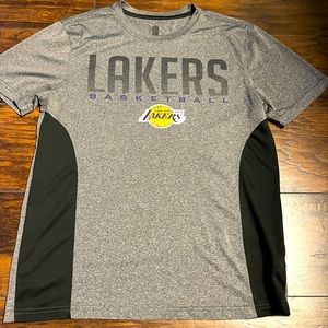 NBA Los Angeles Lakers T-Shirt Mens Medium LeBron James Tee Sweat T-Shirt